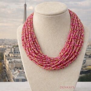 JASPER PEARL STATEMENT NECKLACE